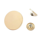 10Pcs Flat Surface Metal Buttons Pins No Sew & No Tools Instant Replac