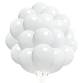300 Pack 12" White Latex Balloons Bulk for Party Decorations & Supplies