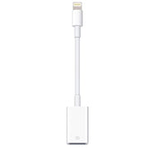 Lightning To Usb Camera Adapter Lightning Female Otg Cable Adapter For Select Iphone,Ipad Models Support Connect Camera, Card Reader, Usb Flash Drive, Midi Keyboard, White