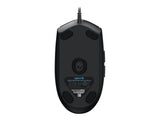203 Prodigy Wired Gaming Mouse, 8,000 Dpi, Rgb, Lightweight, 6 Programmable Buttons, On-Board Memory, Compatible With Pc/Mac - Blue
