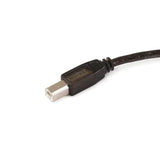 Usb 2.0 Extension Cable - Usb Type-A To Usb Type-B, Male To Male, Active, 28/24Awg, 49 Feet, Black