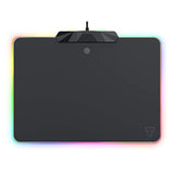 MOTOSPEED RGB Gaming Mouse Pad -LED Lighting Effects,Wired,Hard Surface Gamer Mouse Mat for Laptop Computer PC Games(13.8X9.8 Inch)