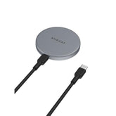 Wireless Charging Pad, Magfusion Aura 15W Fast Charging Qi2 Certified Magnetic Wireless Charger Compatible With Magsafe For Iphone 16/15/14/13/12 Series