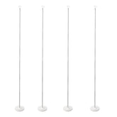 Balloon Stand Kit Set Of 4, Adjustable Height Balloon Column Kit For Floor With Metal Telescopic Pillar For Table Graduation Birthday Baby Shower Gender Reveal Party Decorations