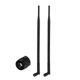 4G Lte Antenna 9Dbi Rp-Sma Antennae Compatible With Spypoint Link Tactacam Stealth Cellular Trail Camera Outdoor Wildlife Hunting Game Cam Security Camera (2-Pack)