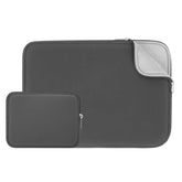 Rainyear 11-11.6 Inch Laptop Sleeve Case Soft Lining Carrying Bag Cover With Accessories Pouch, Compatible With 11.6" Macbook Air For 11" Notebook Computer Tablet Chromebook (Gray, Upgraded Version)