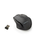 Computer Mouse Wireless, Ergonomic, 2.4 Ghz Optical, Dpi Adjustable, Compatible With Pc, Mac, Laptop, Black