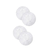 100Pcs Disposable Dustproof Sweatproof Covers 100-120Mm White Elastic Headphone Cap Electronics Earbuds Accessories