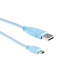 Usb 2.0 Console Cable Compatible With Cisco A-Male To Mini-B Cord - 6 Feet, 1.8 M