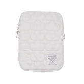 11-14 Inch Soft Quilted Laptop Sleeve Bag Ipad Protective Case Cute Cloud Tablet Cover Notebook Storage Bag For Women Girls