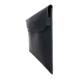 , Rustic Case Compatible With Macbook Air/Pro 13 Inch With M1 Chip, Handmade From Full Grain Leather (Charcoal Black)
