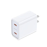 25W Iphone 16 Pro Charger Block Usb C Fast Charging Usbc Wall Charger Dual Type C Multi Ports Usb Plug Outlet For Apple Iphone Samsung Pixel 9 Pro Max Xl Box Power Cube Adapter Brick 2 Double Usbc