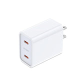 25W Iphone 16 Pro Charger Block Usb C Fast Charging Usbc Wall Charger Dual Type C Multi Ports Usb Plug Outlet For Apple Iphone Samsung Pixel 9 Pro Max Xl Box Power Cube Adapter Brick 2 Double Usbc