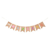 Burlap Hello Spring Banner Sign For Fireplace Mantel Decorations - Rustic Jute Happy Spring Decorations Garlands Bunting For Indoor & Outdoor Home Decor, Easter Event, Photoshoot Backdrops
