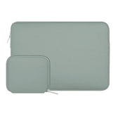 MOSISO Laptop Case 13.3 inch, 13-13.3 inch Laptop Sleeve Bag Compatible with MacBook Air/Pro 13 / Pro 14, HP Dell ASUS Lenovo Notebook, Neoprene Computer Sleeve Bag with Small Case, Antique Green
