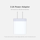 2-Pack USB Wall Charger, 2.1A Dual Port Quick Charger for iPhone & Samsung