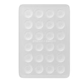 Suction Phone Mount, Hands-Free Silicone Holder for iPhone/Android, Translucent