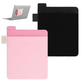 2 Pcs Portable Hard Drive Sleeve For Laptop, Stick-On Mouse Pouch,Adhesive Pouch Holder For Computer Accessories, Reusable Mouse Headset Storage Bag For Portable External Usb Cable,Mouse
