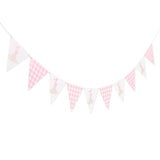 One Silly Goose Birthday Banner Pink Gingham Bunting for 1st Birthday & Shower