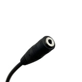 2Pack Right Angled 3-Pole 2.5Mm Male To 2.5Mm Female Camera Remote,Headphone Headset Audio Adapter Cable Extender Stereo Jack (2Pack Straight)