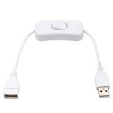 2 Pack Usb Switch On/Off Extension Cable 4 Pin Data Sync 2.0 Cord 303 Rocker T