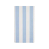 Light Blue Cabana Stripe Paper Guest Towels | Disposable, 3-Ply Napkins | Premium Party Supplies & Decor | Boy Baby Shower, Kids Themed Birthday Parties | Pack Of 20, 4.25" X 7.75"