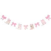 Coquette Bow Cowgirl Boots Banner Pink Western Cowgirl Boot Decor