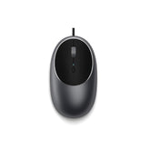 Satechi Aluminum C1 USB-C Wired Mouse – Optical Computer Mouse – Compatible wi
