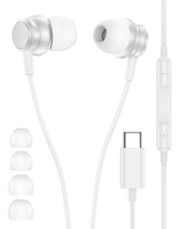 iPhone 17e USB C Wired Headphones for iPhone 17 16 15, USBC Wired Earbuds with Microphone Noise Cancelling for , in-Ear Ear Buds Corded