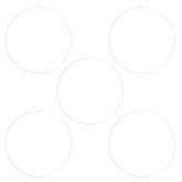 5Pcs Watch Glass Screen Protectors 30Mm Soft Tpu Anti-Scratch Hd Clear High Definition Round Smartwatch Screen Protection Film (For Flat Screen)