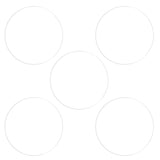 5Pcs Watch Glass Screen Protectors 30Mm Soft Tpu Anti-Scratch Hd Clear High Definition Round Smartwatch Screen Protection Film (For Flat Screen)