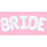 40 Inch Large White Bride Balloons Giant Jumbo Helium Foil Mylar Bride Banner For Wedding Marriage Bridal Shower Engagement Party Decorations And Supplies