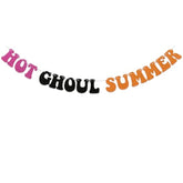 Hot Ghoul Summer Banner Summerween Summer Halloween Party Decorations