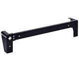 1U Vertical Wall Mount Rack - Heavy Duty 125lbs Capacity Vertical Mounting Bracket