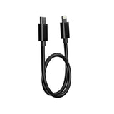 FiiO LT-LT3 USB Type C to Lightning Cable 0.7ft Supports Lossless for iOS/Headphone Amp