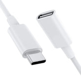 Usb C Extension Cable For Mag-Safe Charger Ps5 Controller Charging, 9V 3A Usb Type C Female To Male Extender Cord For Mag- Safe Charger Iphone 15/14,13 Homepod And More White (1.6Ft /0.5M)