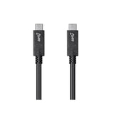 Usb Type-C To Type-C 3.1 Gen 2 Cable - 10Gbps, 5 Amp, 30Awg, 3.3 Feet, Black - Essential Series