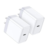 Usb C Fast Charger Block Type C Charging Block 2-Pack 20W For Samsung Galaxy S25 Ultra S25 Edge Plus S25 A17 A36 A16 5G A15 A35 A25 Z Fold Flip 7 6, C Port Android Charger Usbc Wall Plug Phone Charger