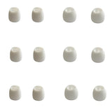 Extra Small (XS) Silicone Earbuds Tips for Small Ear Canal, 6 Pairs Universal Replacement Tips fit 4.0mm-6mm Nozzles - Comfort Fit (White)