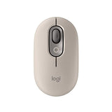 Pop Mouse, Wireless Mouse With Customizable Emojis, Silenttouch Technology, Precision/Speed Scroll, Compact Design, Bluetooth, Multi-Device, Os Compatible - Mist
