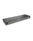 16 Port Gigabit Poe Switch With 2 Gigabit Uplink Ports, 156W For 16 Poe+ Ports, Ieee802.3Af/At, Unmanaged Ethernet Switch, Plug & Play, Sturdy Metal C