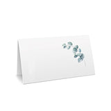 Place Cards For Wedding Or Party, Seating Place Cards For Tables, Scored For Easy Folding, Flower Design 100 Pack, 2 X 3.5 Inches