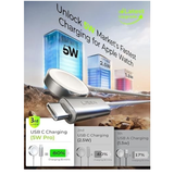 20W USB C Apple Watch Fast Charger with 3.3FT 5W Cable for Series 7 8 9 10 11 Ultra