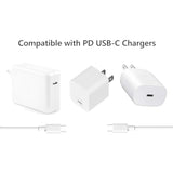 6Ft Long Usb C To Usb C 60W Fast Charging Cable Cord For Apple Macbook Air/Pro, Ipad Pro 13 12.9 11 Inch, Ipad Air 5 4, Mini 6, Iphone 15 16 Pro Max Plus, Pixel, Samsung, Lg, Moto, Pc, Laptop