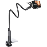 Gooseneck Phone Holder For Bed - Cell Phone Mount Clamp Clip, Flexible Long Arm, Overhead Mount For Desk Headboard Bedside, For Iphone 16 Pro Max, 15 Pro Max, 14 Plus, 13 Mini & 4-7" Phone