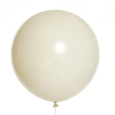 Cream Balloons 10 Pack 36 Inch Latex Party Neutral Round Beige Sand White Balloons For Birthday Wedding Baby Shower Gender Reveal Party Decoration