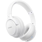 Bluetooth Headphones Over Ear, 65H Playtime And 6 Eq Music Modes Wireless Headphones With Mic, Hifi Stereo Foldable Lightweight Headset, Deep Bass For Home Office Cellphone Pc Etc.(White)