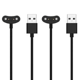 Replacement Charger Compatible With Ticwatch Pro 5 /Pro 5 Enduro/Atlas Charging Cable 3.3Ft Usb Portable Magnetic Charging Cord Cable For Ticwatch Pro 5 Charger Smartwatch Accessories (2Packs,Black)