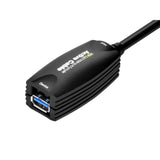 5-Meter Usb 3.0 A Male To A Female Active Extension Cable, Black