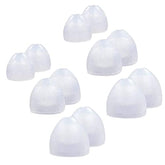 Replacement Super-Slim Oval Ear Tips Ear Buds Eartip Earbud Replacement For Klipsch Headphones,6 Pairs Set,S/M/L,Clear (Replacement For Klipsch 6Pairs)